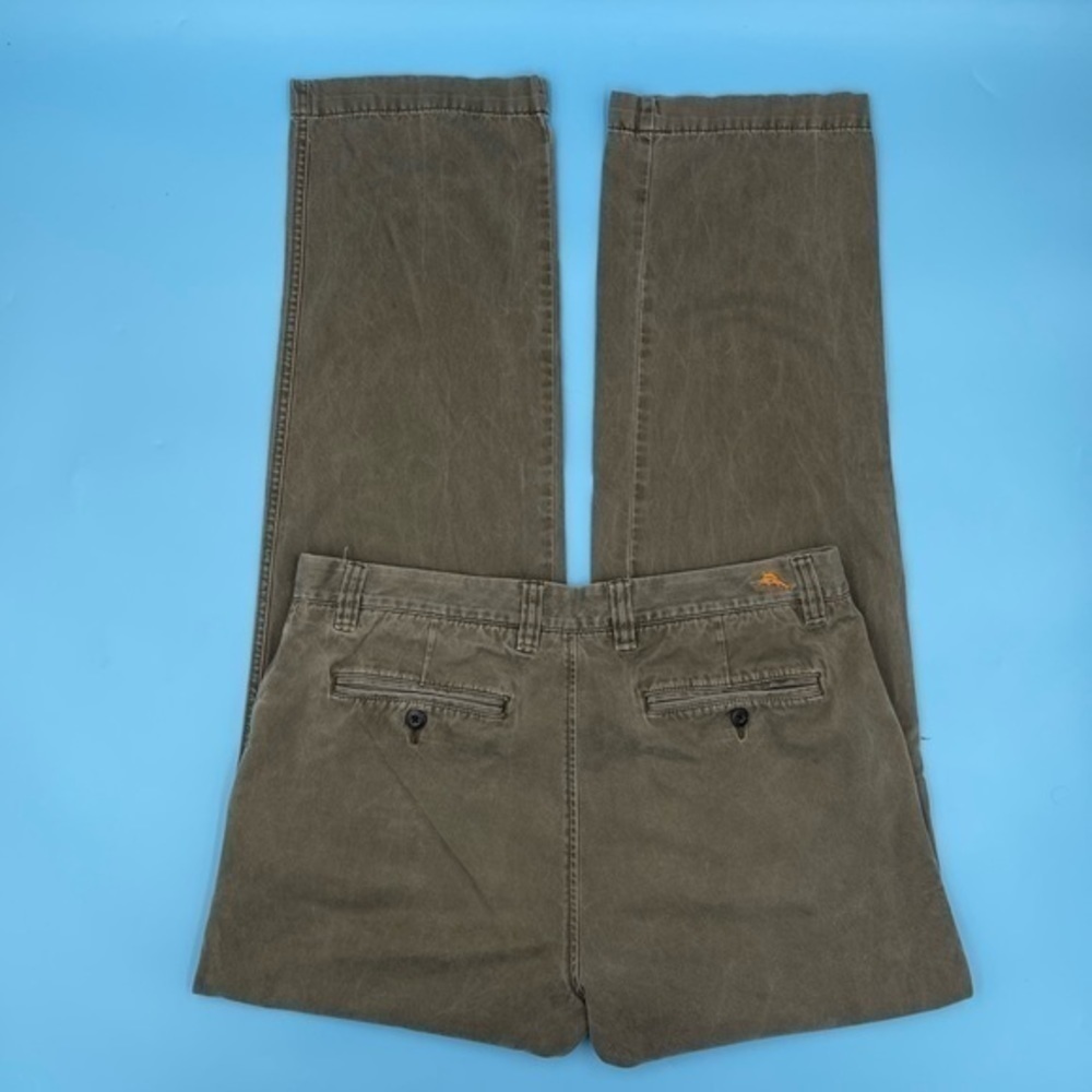 Tommy Bahama Chino Khaki Pima Cotton Pants - Picture 2 of 4